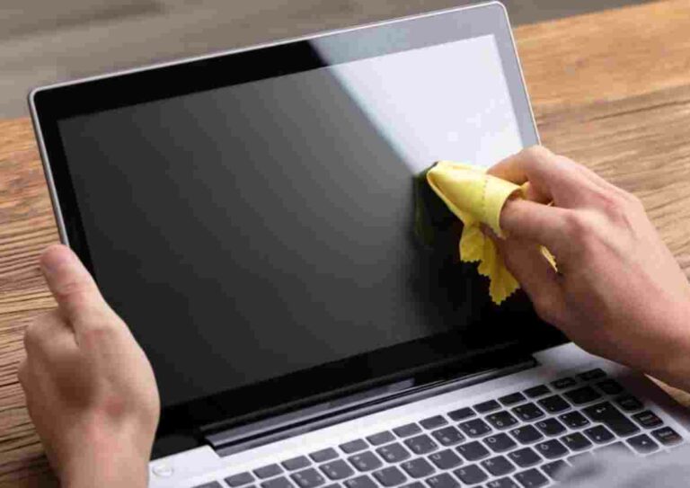 How To Remove White Spots On A Laptop Screen