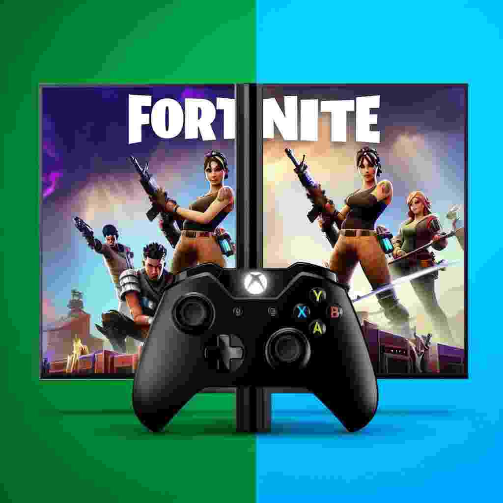 How to Play Split Screen on Fortnite Xbox